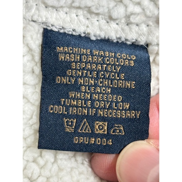 Freedom Foundry Sherpa Lined Flannel Shirt Jacket Gray Plaid Men's - Picture 6 of 10